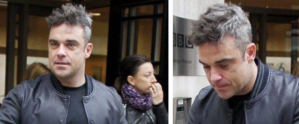 Robbie à la sortie de la BBC