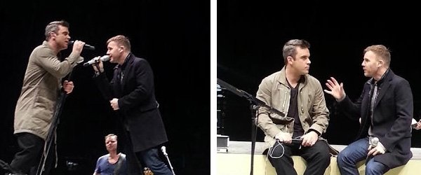 Robbie et Gary à l'O2 !