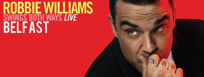 Partez voir Robbie à Belfast!