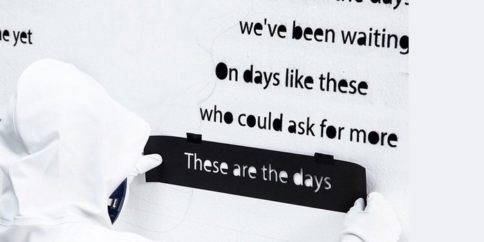 The Days : Lyric Video aujourd'hui!