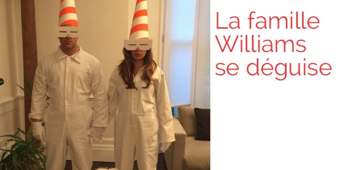 La famille Williams se déguise à Londres !