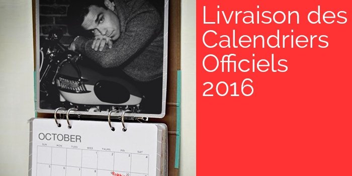 Livraison des Calendriers Officiels 2016
