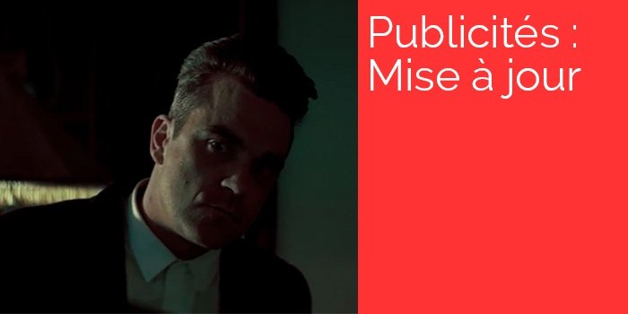Publicités : Mise à Jour