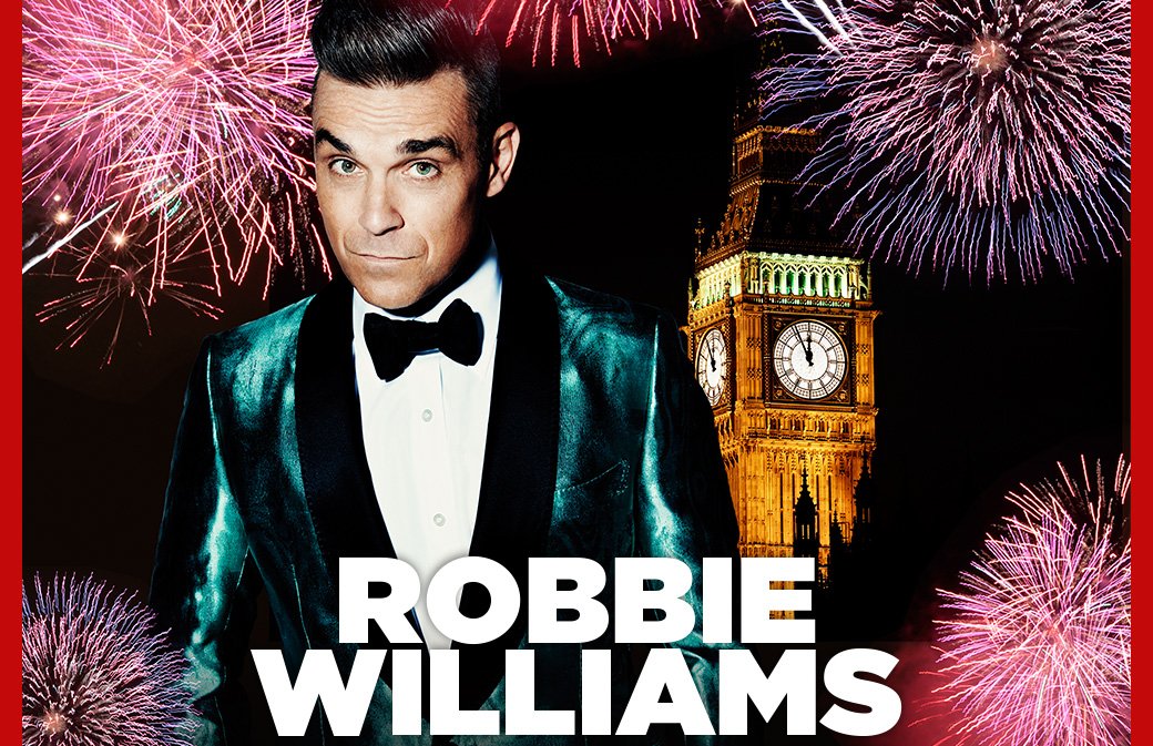 Robbie Williams déclenchera le passage à 2017 à Londres!