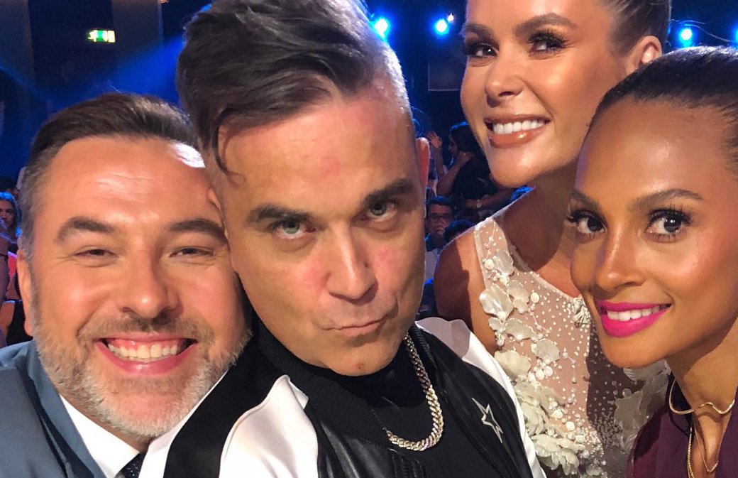 Robbie Williams dans le public de Britain's Got Talent!