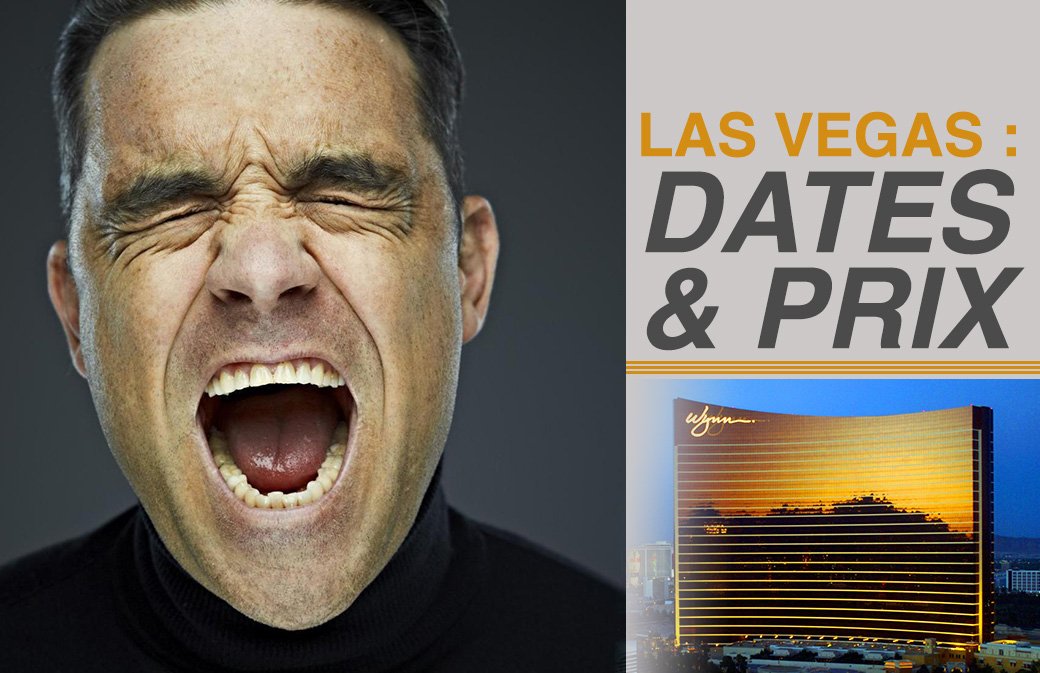 Robbie à Las Vegas : Dates, Prix, Lieu et Mise en vente