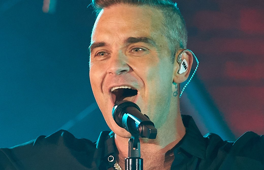 Robbie Williams en concert en Pologne le 8 Décembre