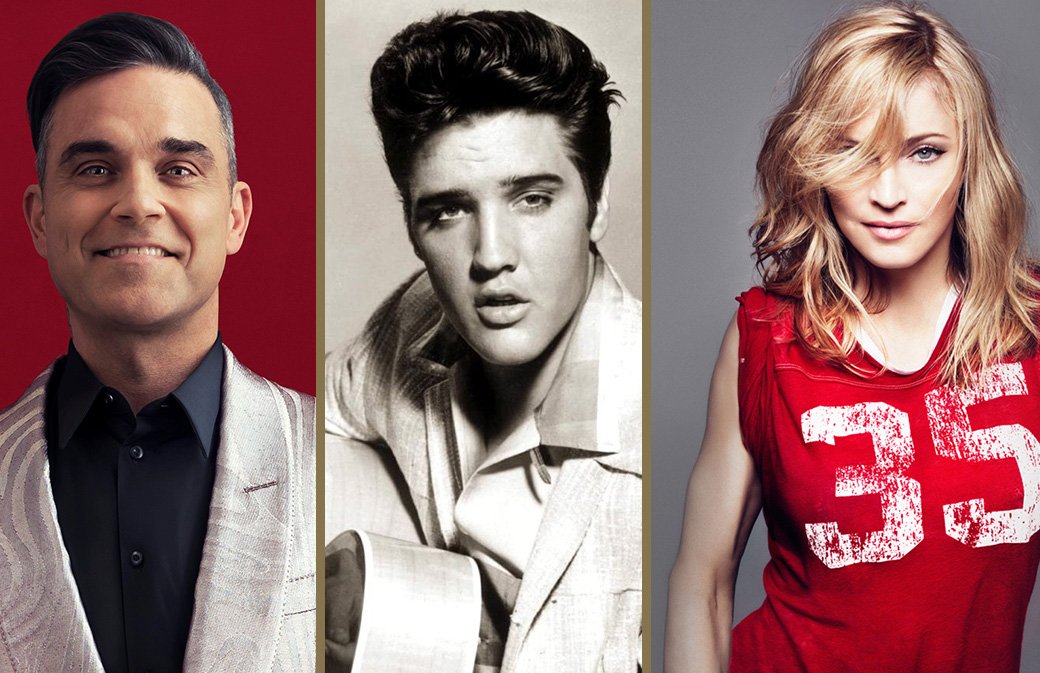 Historique : Robbie Williams dépasse Madonna et égalise Elvis Presley