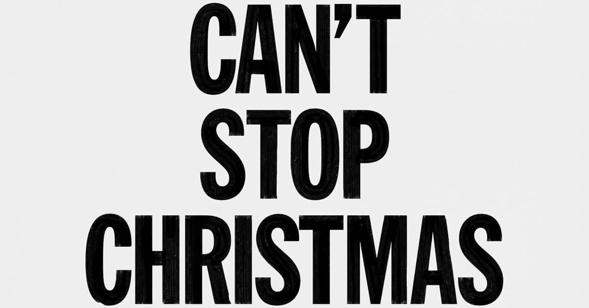 Nouveau Single : Can't Stop Christmas