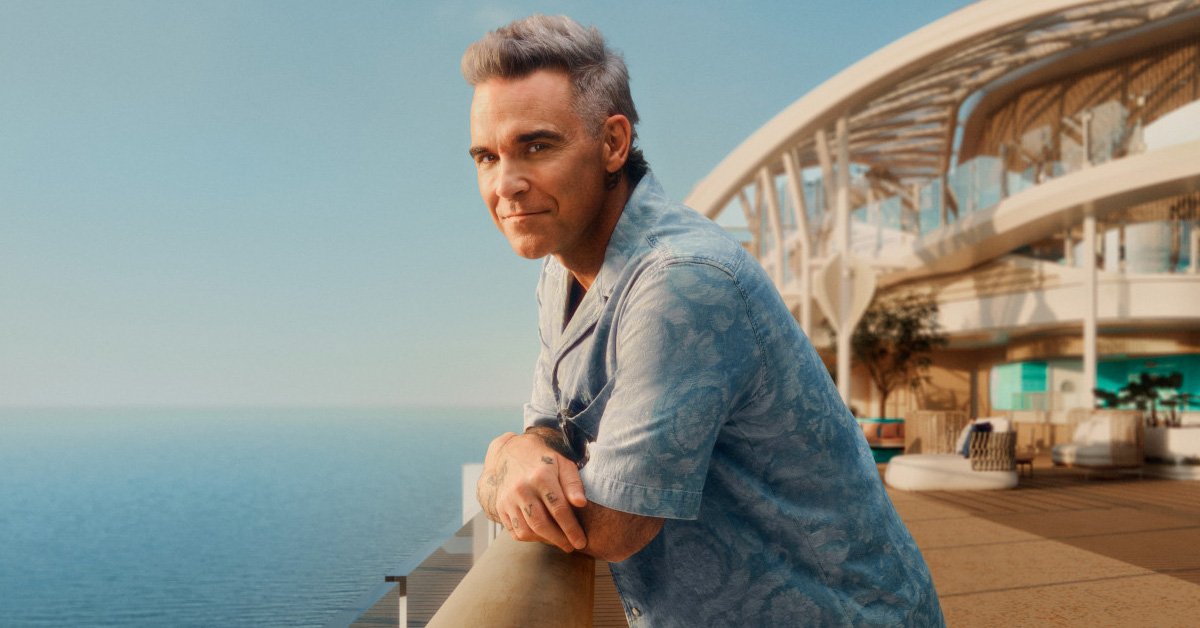 She's The One : Robbie devient l'ambassadeur des croisières Mein Schiff