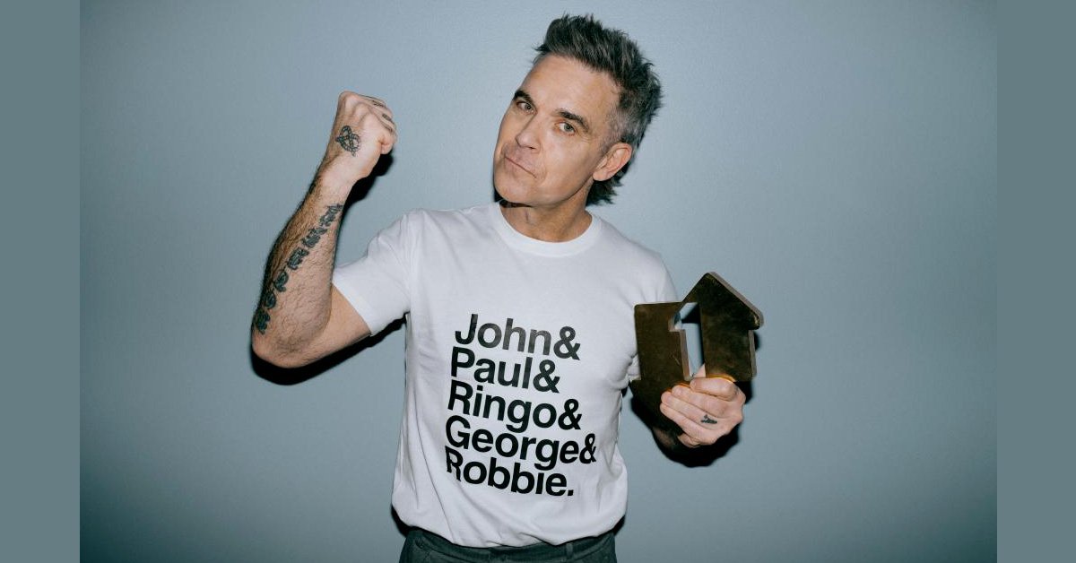 Robbie Williams enregistre son 15ème N°1 au Top Albums