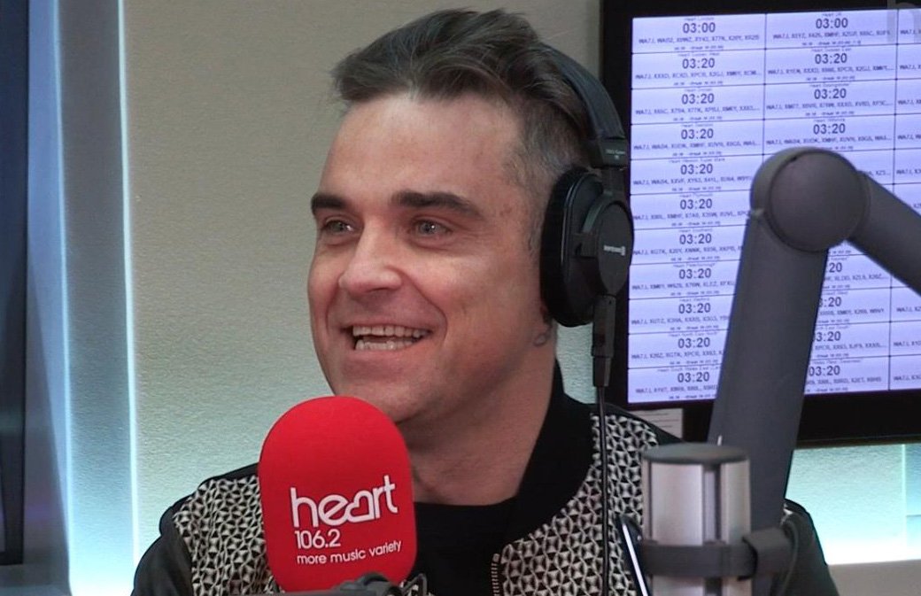 Robbie chez Heart Radio