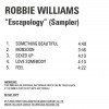 Escapology (Promo -  Album Sampler - 00486)